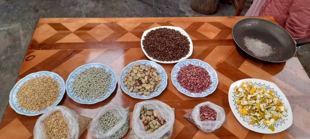 Diversidad de alimentos orgánicos del territorio